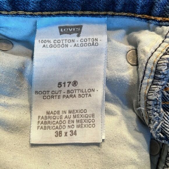 Levi’s 517 Bootcut Jeans 36/34 - Picture 10 of 11